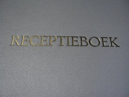 Gastenboek receptie boek