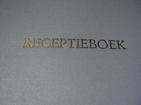 Gastenboek receptie boek