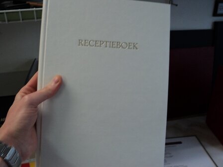 Gastenboek receptie boek