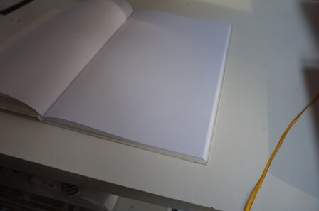 Notitieboek Wit a3 blanco boek