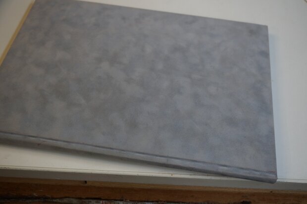 grijs fleece hardcover a4 notitieboek