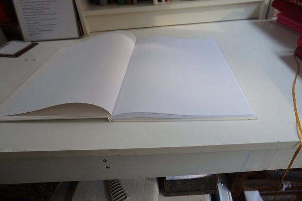 Notitieboek Wit a3 blanco boek